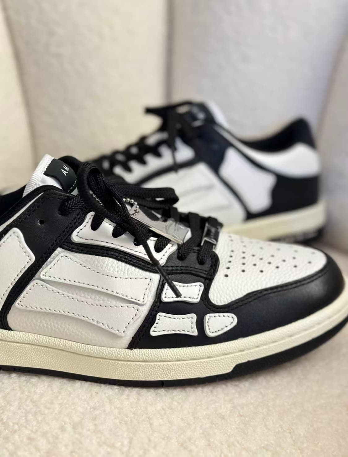 아미리 스켈탑 로우 가죽 로우탑 본 슈즈 270mm 상품이미지7