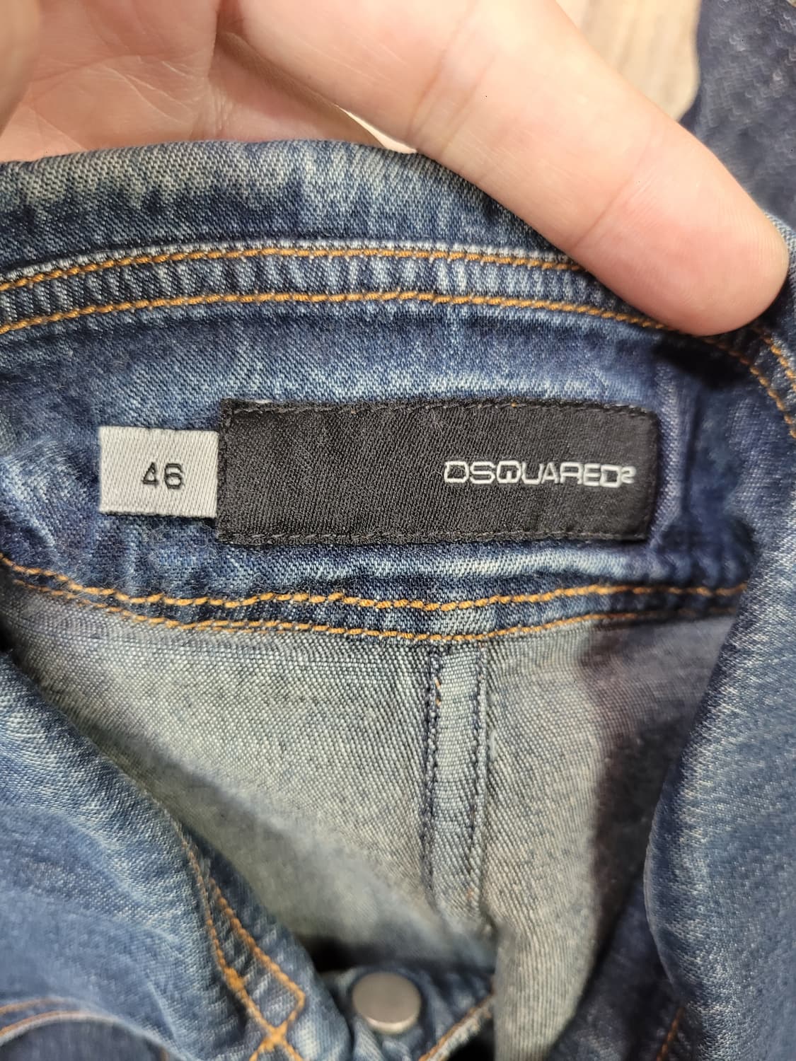 DSQUARED2 디스퀘어드 데님 웨스턴 셔츠 상품이미지3