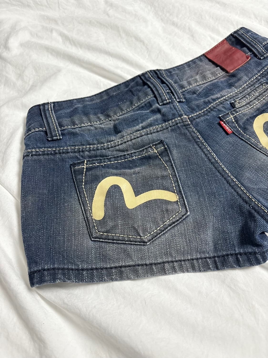 에비수 y2k 청 반바지  상품이미지3