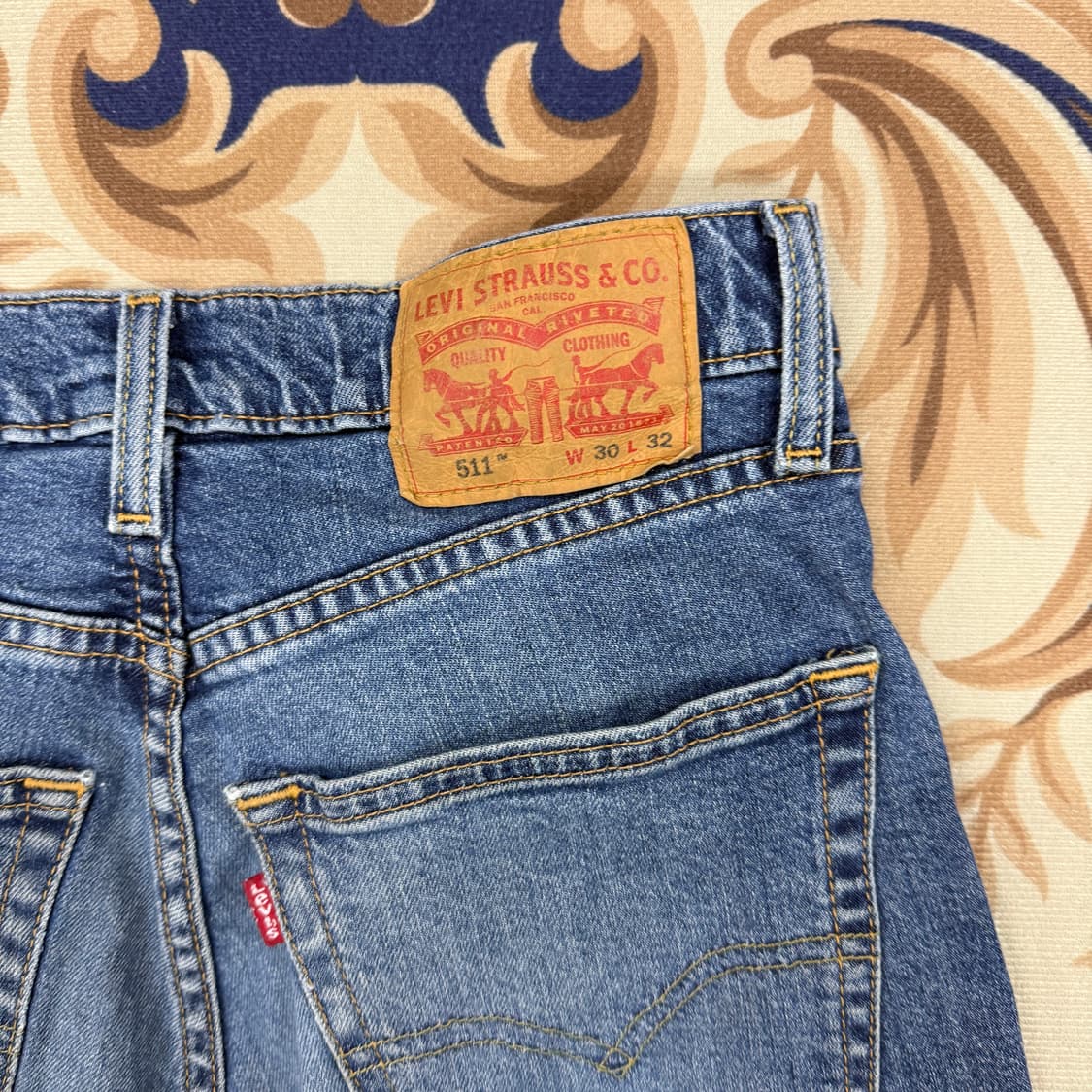 (30)리바이스 Levis 511 워싱 데님팬츠 상품이미지2
