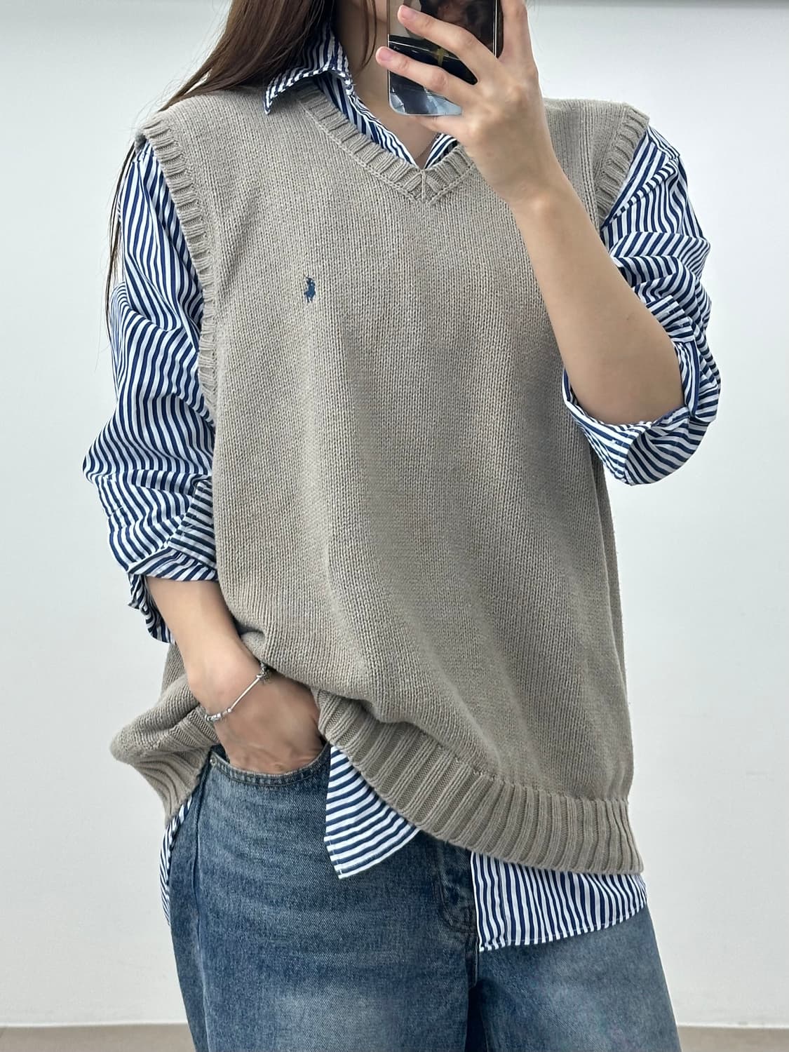 폴로랄프로렌 니트 조끼 L 상품이미지1