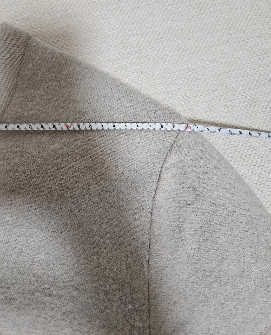 엘무드 세미오버 크롭 가디건 48사이즈 상품이미지8