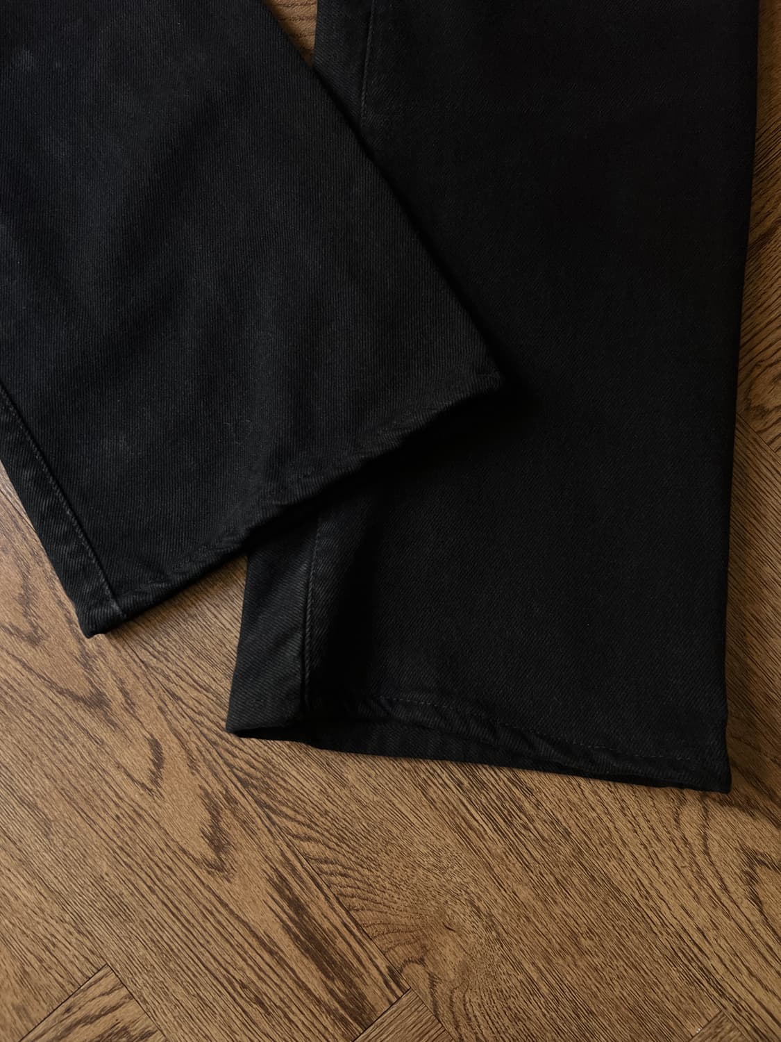 [36]리바이스 517 플레어핏 흑청 데님 팬츠 상품이미지4