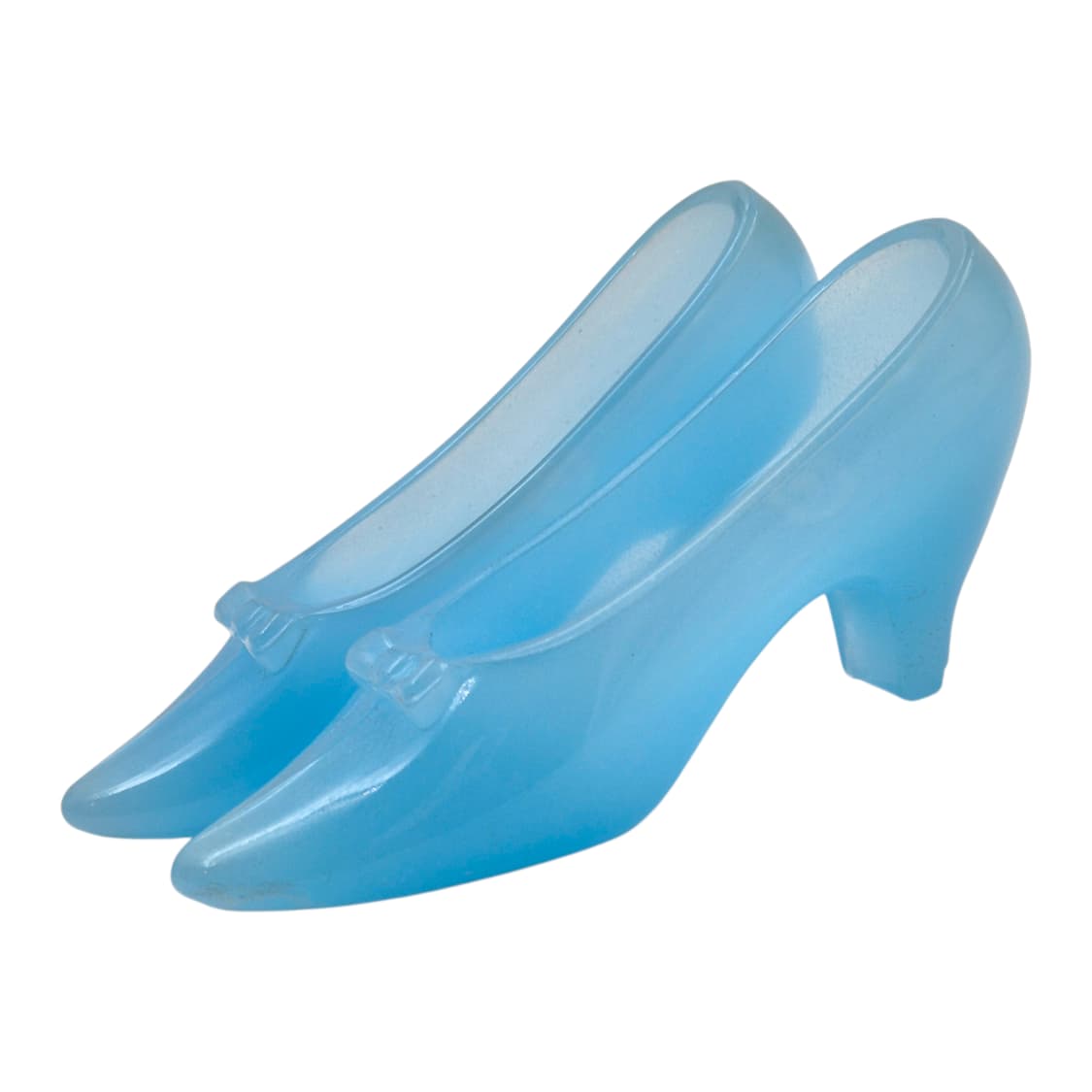 80s 사사키 크리스탈 블루 오팔린 구두 세트 상품이미지4