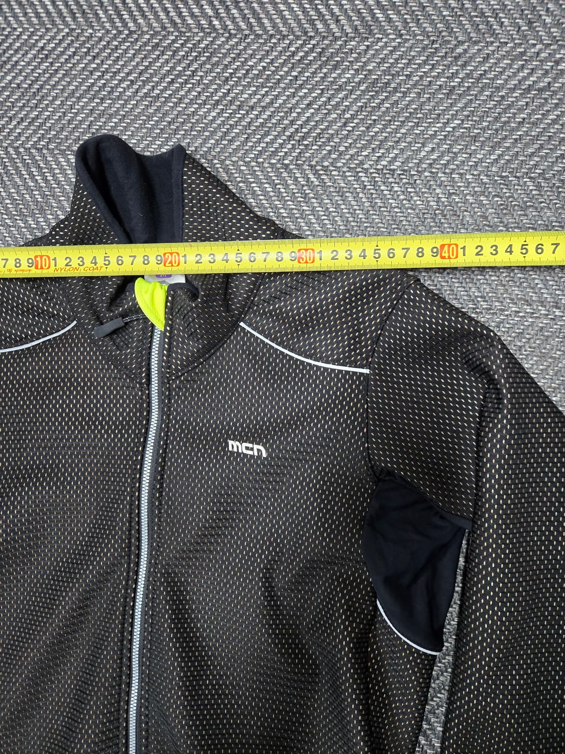 엠씨엔 MCN 방풍 기모 자전거 자켓 형광 그린 상품이미지6