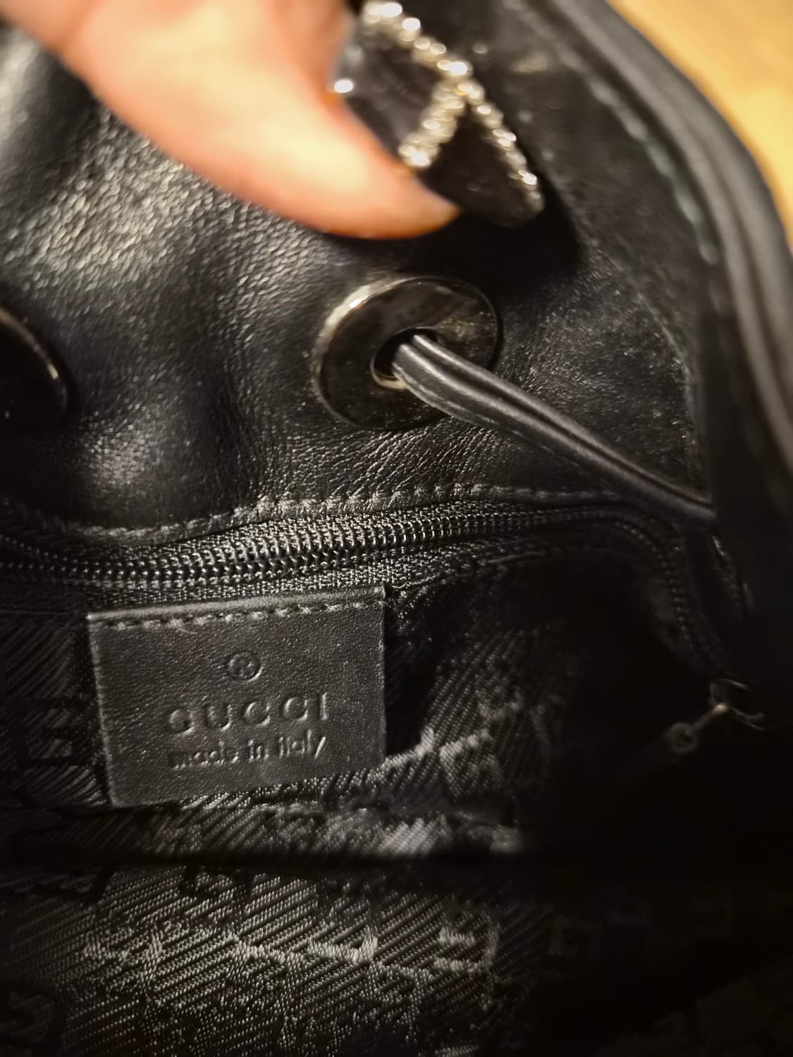 GUCCI 스웨이드 숄더백 (정품) 상품이미지4