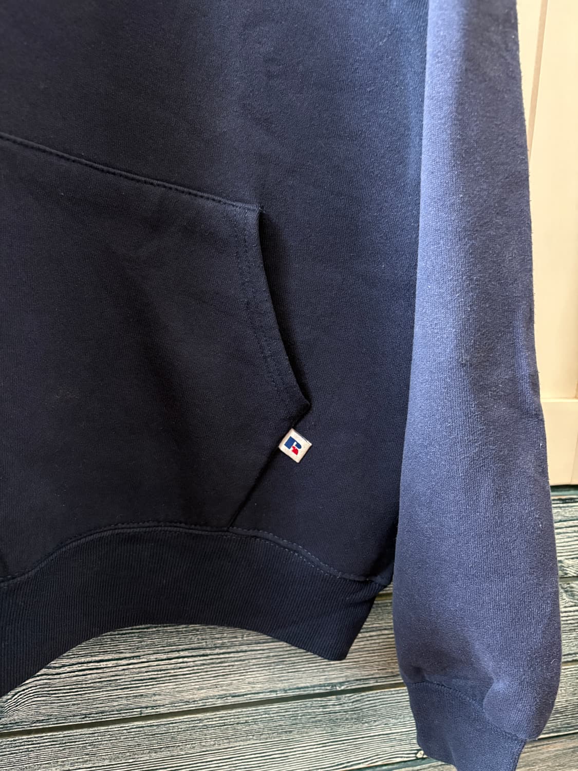 미제 usa 90s 러셀 후디 후드 네이비 L 라지사이즈 상품이미지2