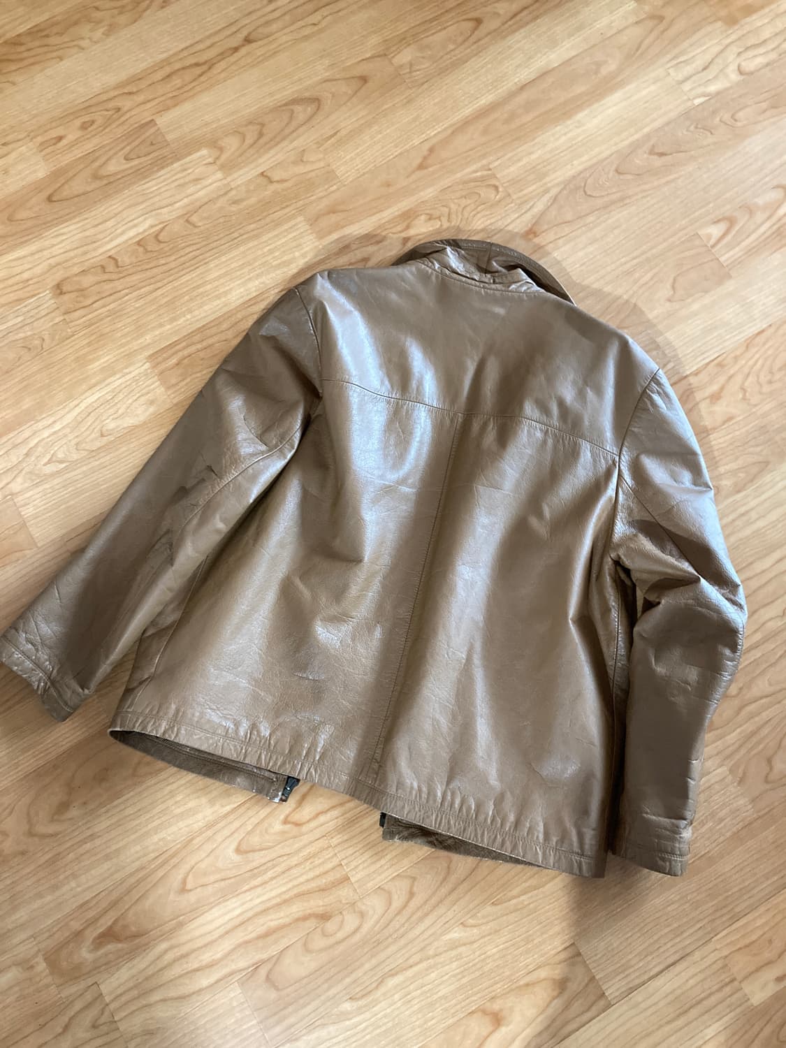 (105) 리얼 레더 브라운 레더 자켓 상품이미지4