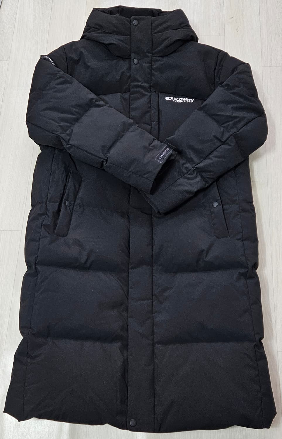 디스커버리 레스터g 롱패딩 블랙 100사이즈 상품이미지1