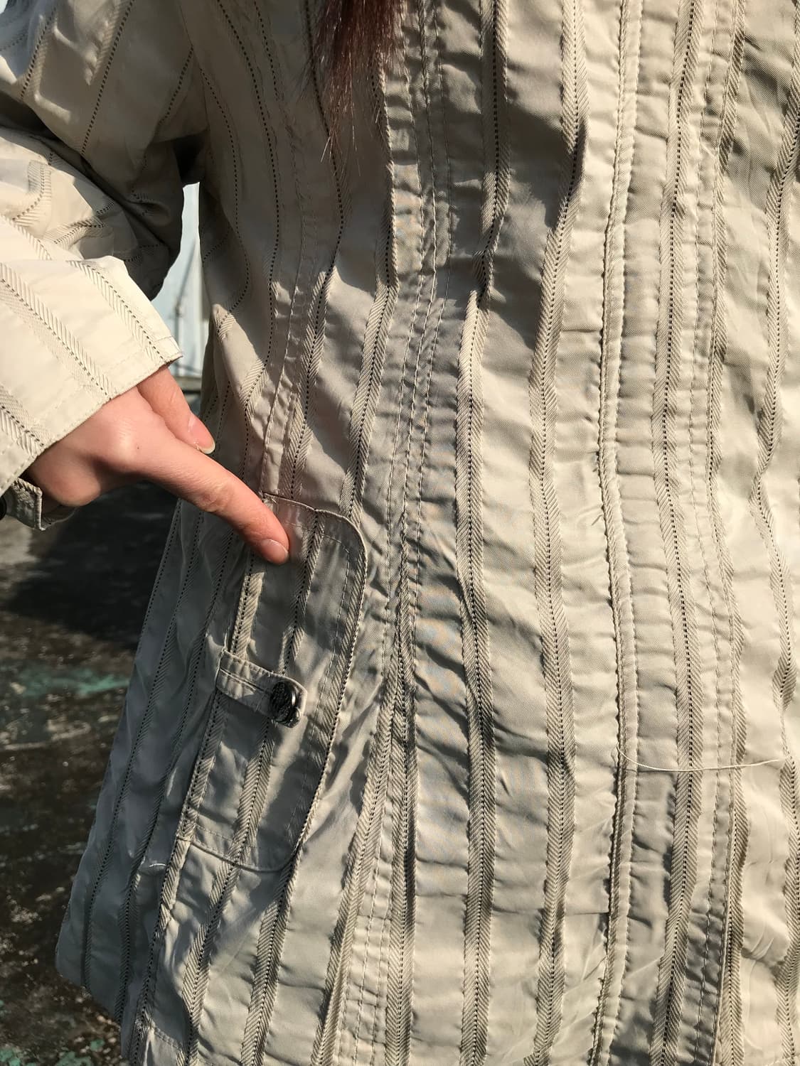 레이스 셔링 집업  상품이미지7