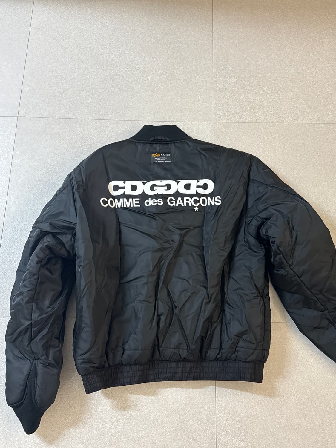 CDG 알파 웹 봄버 자켓 XL 상품이미지1