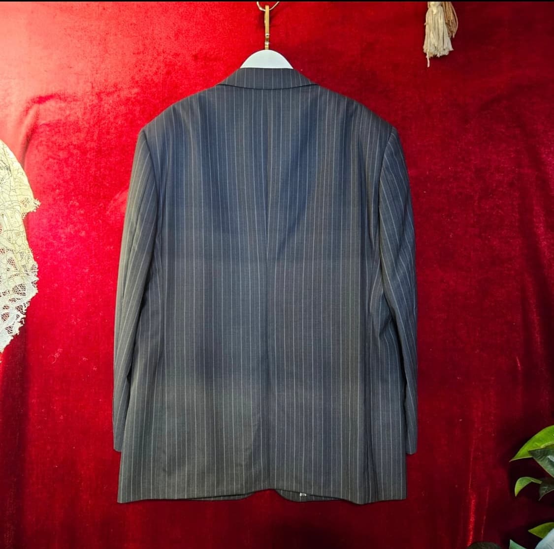 지방시(GIVENCHY) 챠콜 스트라이프 정장 셋업(95-100) 상품이미지2