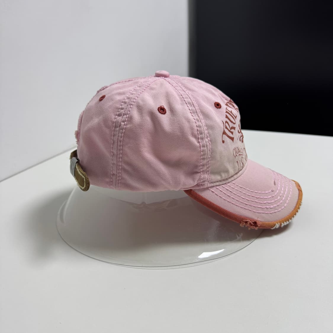 트루릴리젼 핑크 빈티지 볼캡 상품이미지2