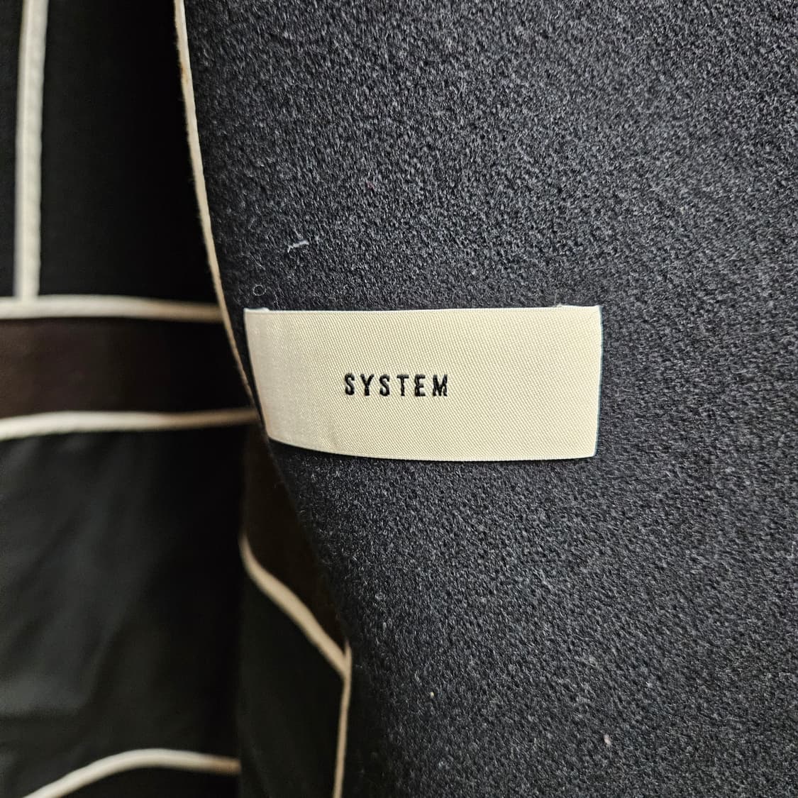 한섬 시스템 울코트 55 지퍼여밈 후드 상품이미지5