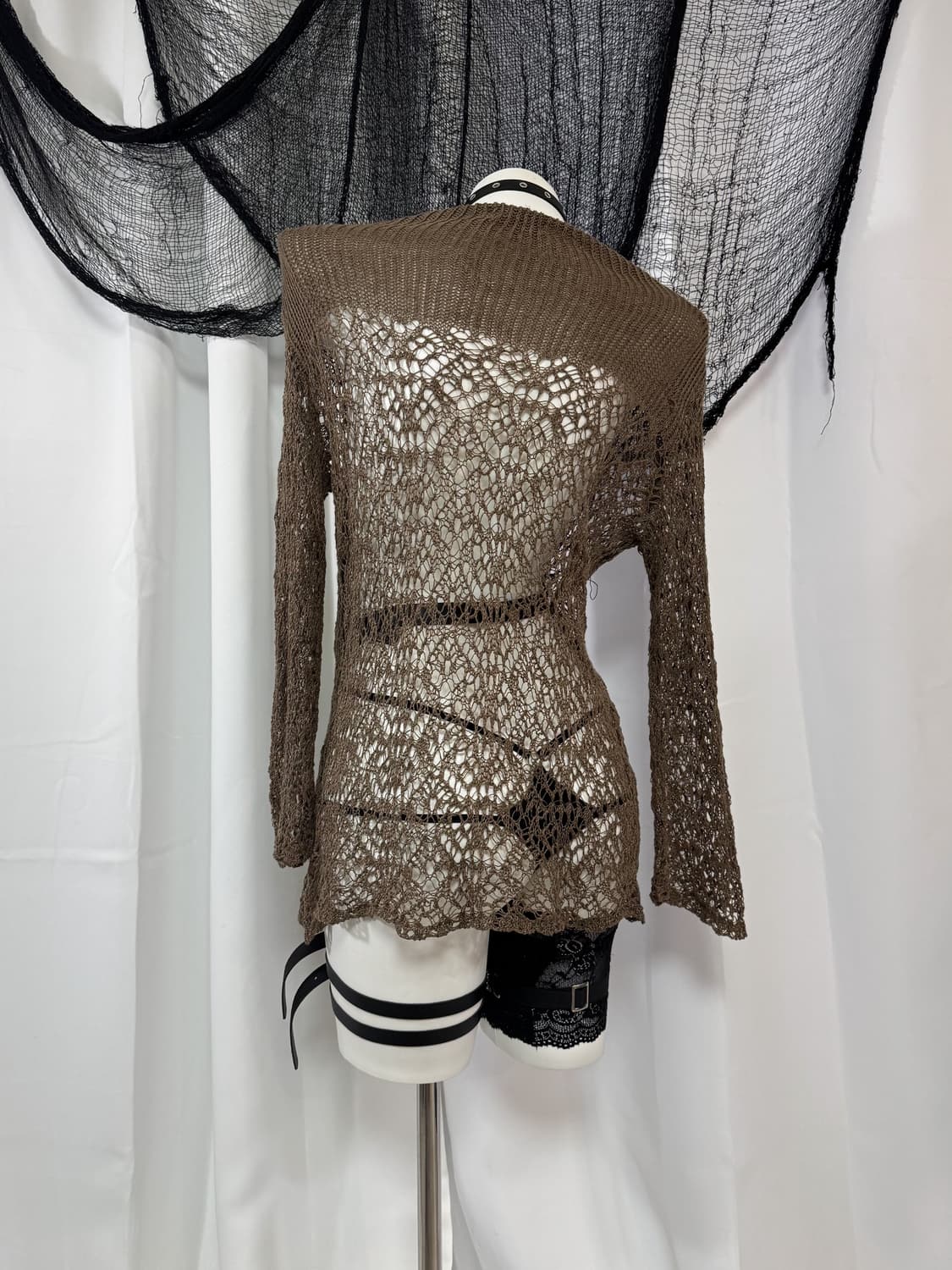 brown knit 상품이미지3