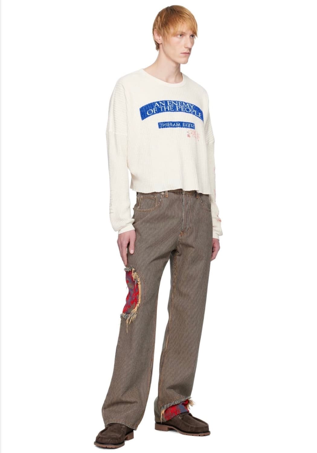 Paly Hollywood의 그래픽 디테일 코튼 니트  상품이미지2