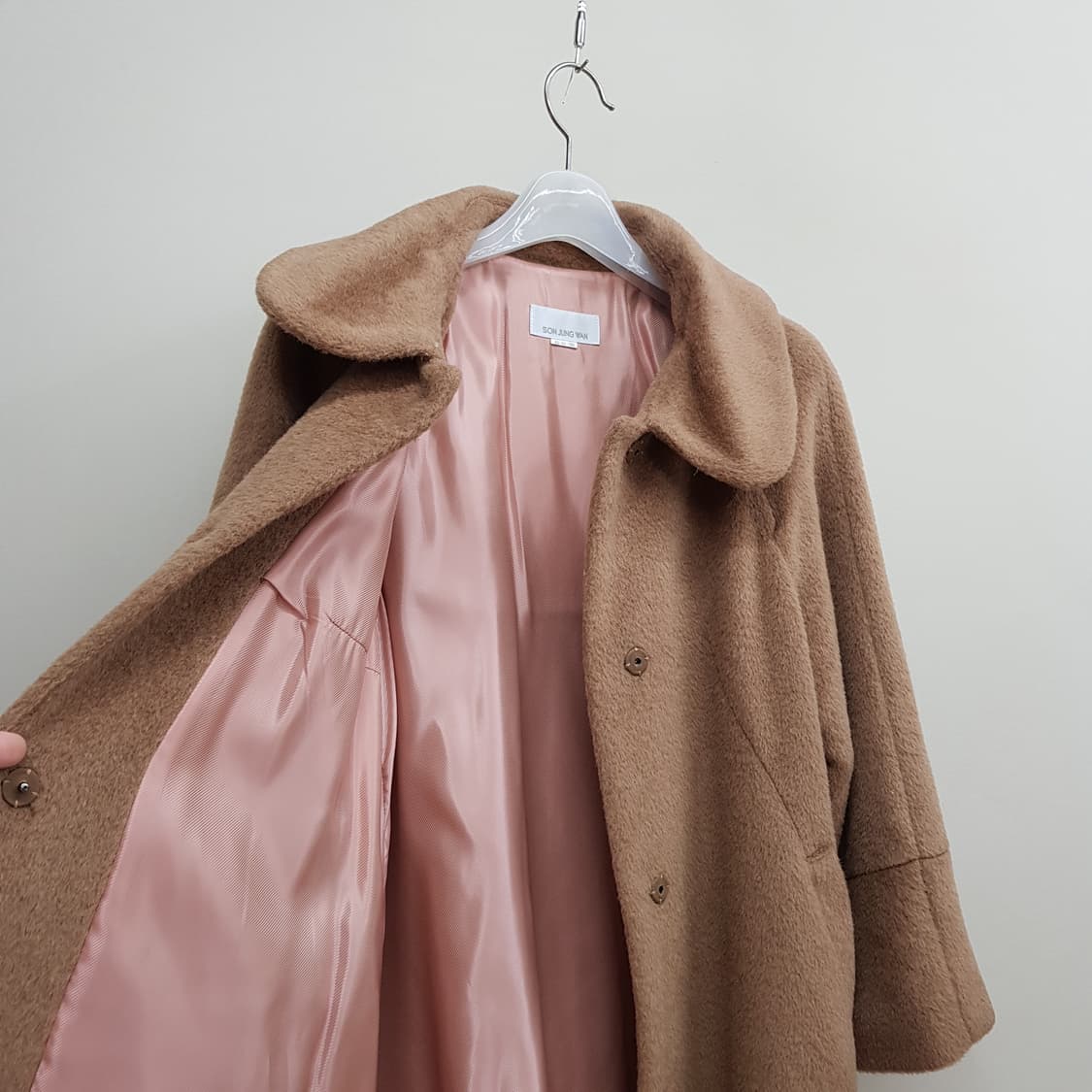 손정완 베이비 알파카 코트 55사이즈 상품이미지3