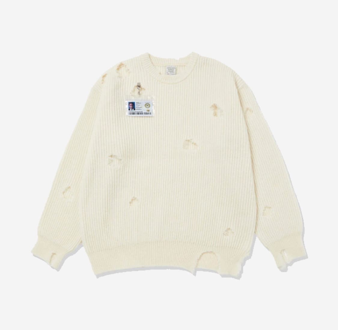 STU 디스트로이드 니트 크림 OS 상품이미지1