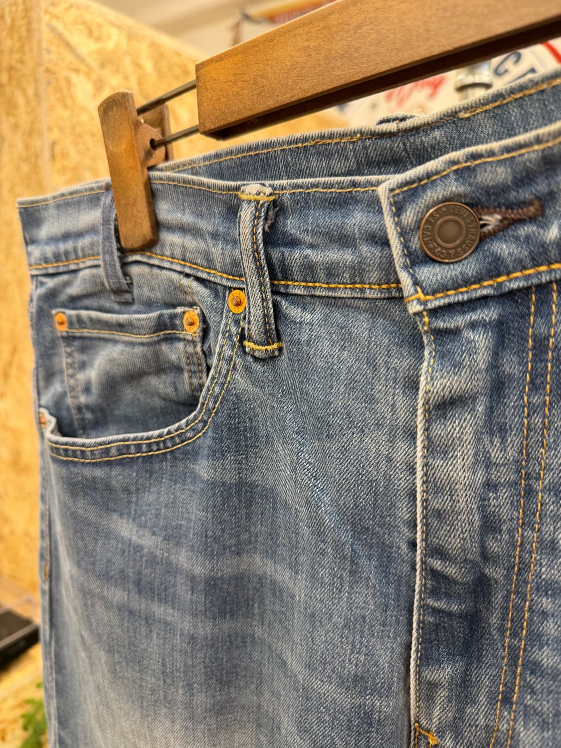 리바이스 505 데님 팬츠 34 상품이미지2