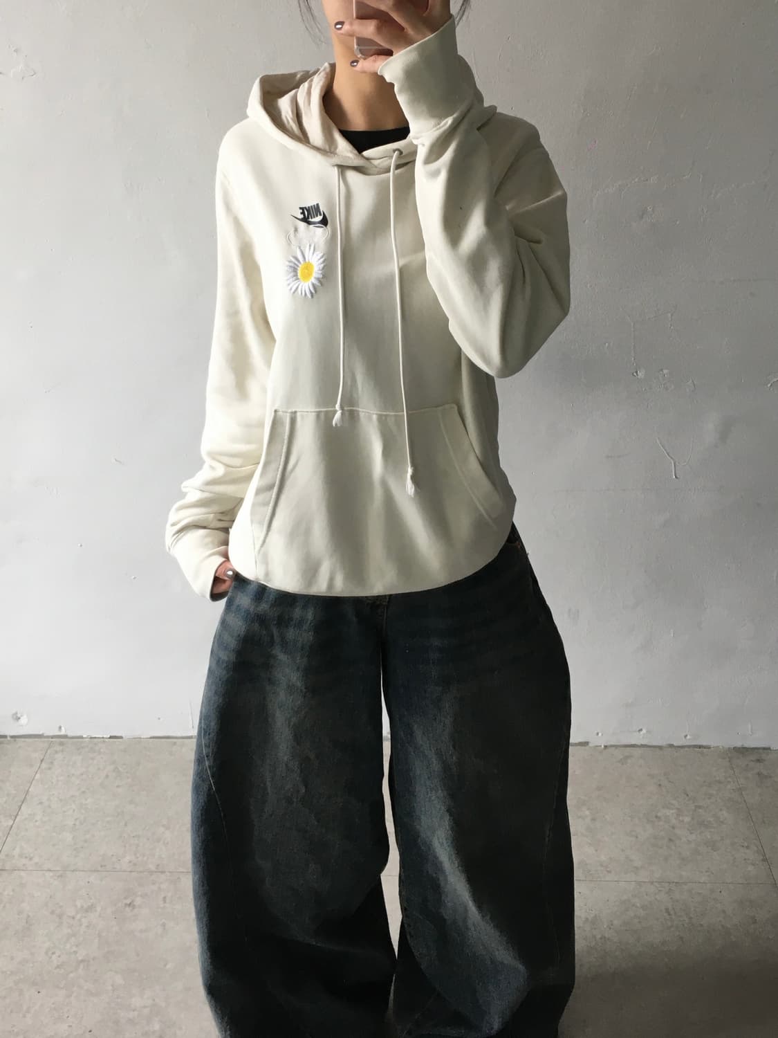 나이키 백프린팅 후드티 상품이미지1