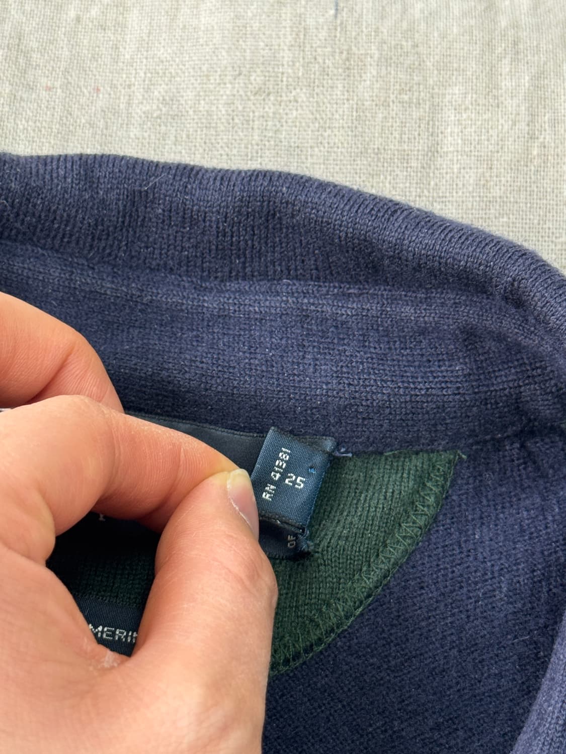 폴로랄프로렌 90s 메리노울 암패치 니트 M 상품이미지8