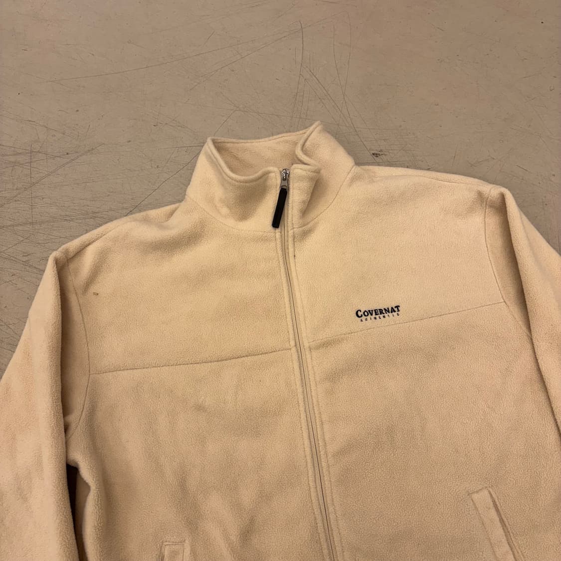 커버낫 아이보리 후리스 집업 상품이미지2