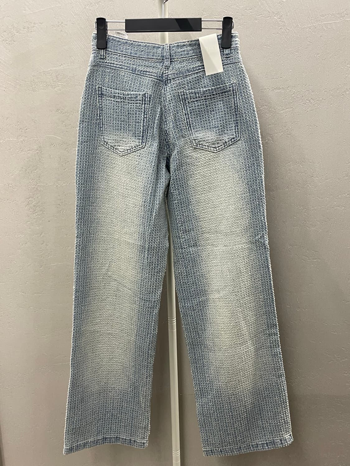 noirer 노이어 와플 와이드 데님 팬츠 36 상품이미지4