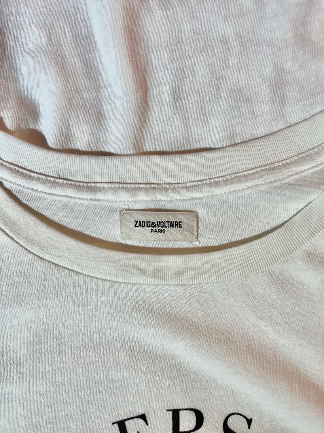 zadic&voltaire T-shirt 쟈딕앤볼테르 해골 디자인 반팔 상품이미지3