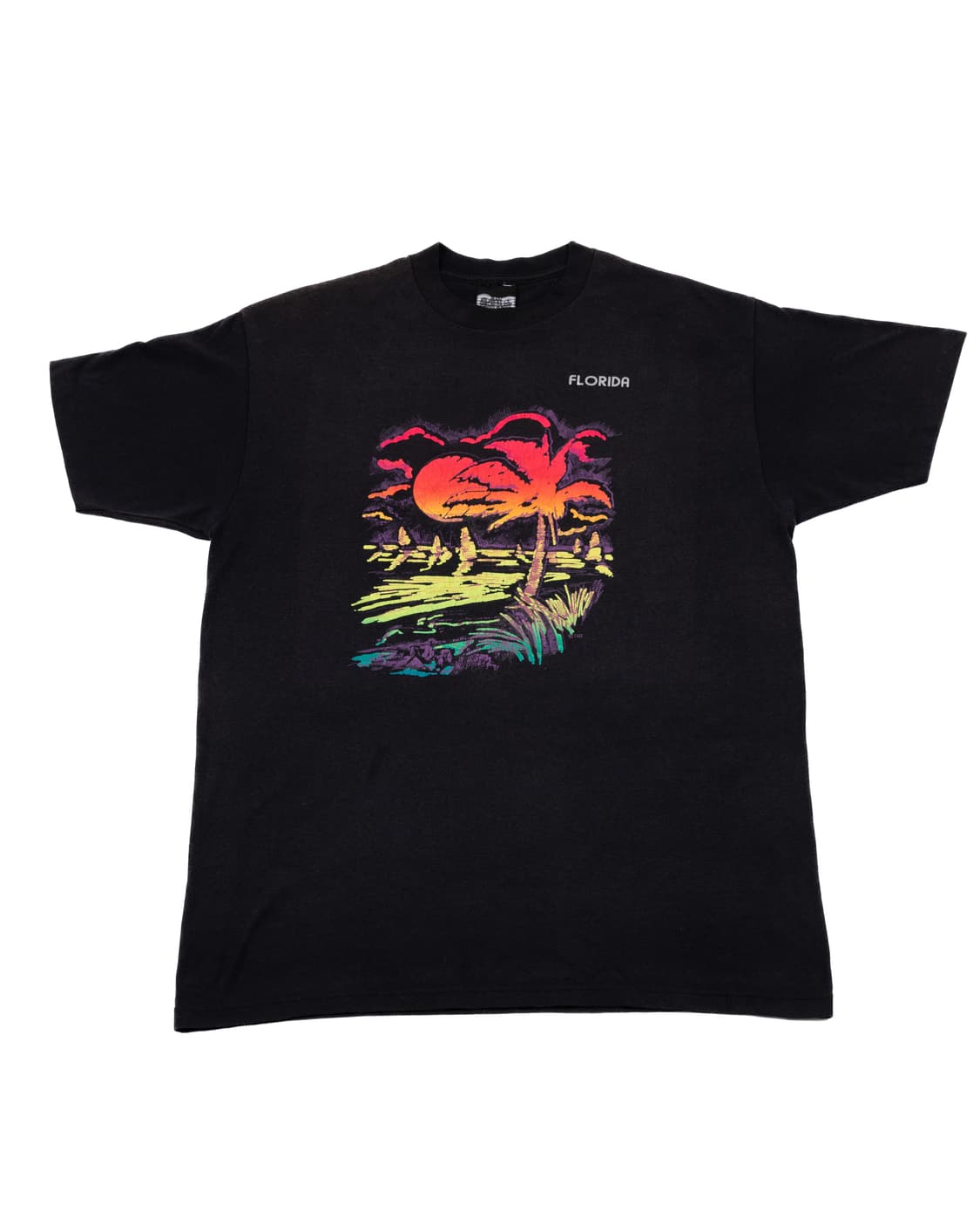 90s 플로리다 프린팅 T-Shirt 상품이미지1