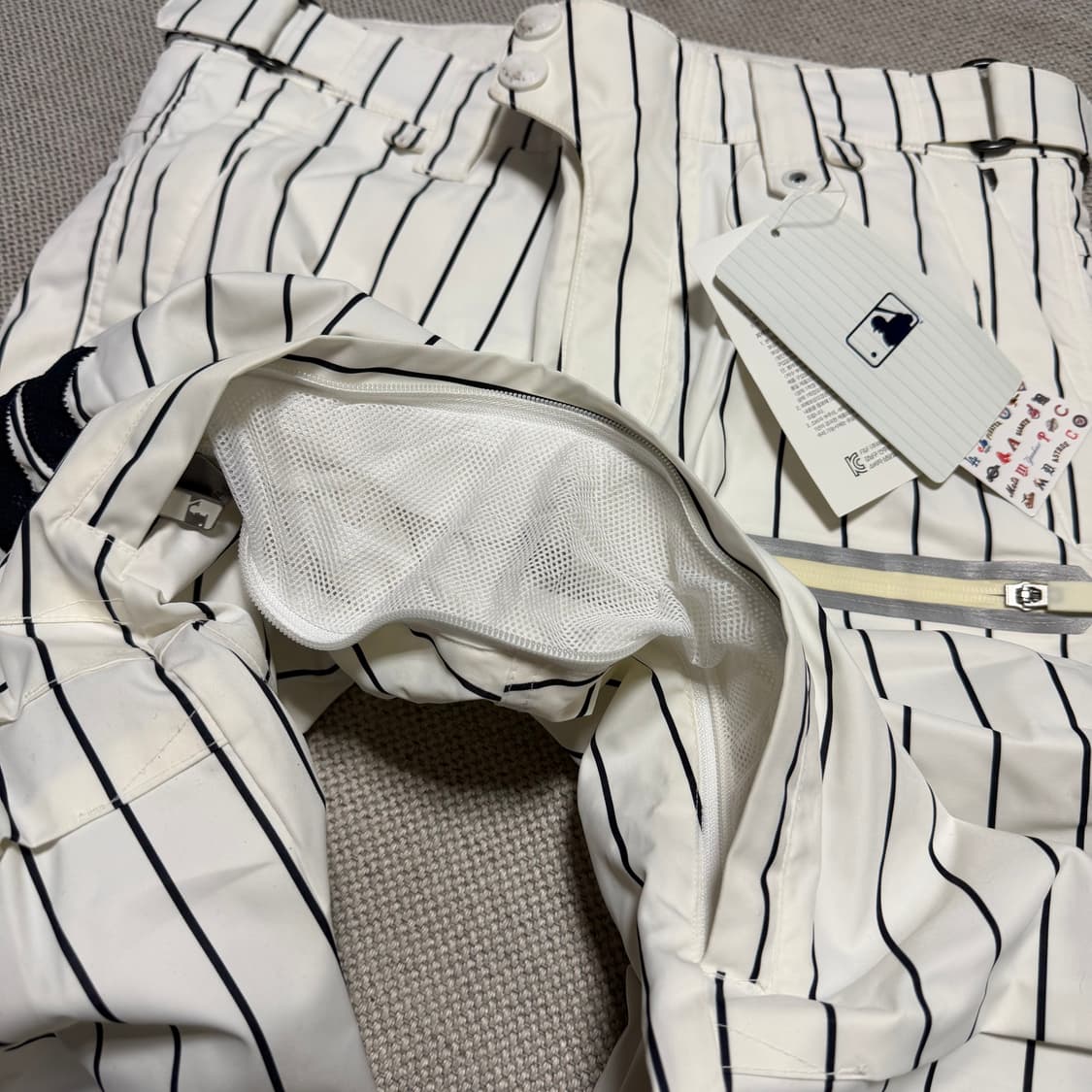 MLB 뉴욕 양키스 스트라이프 스키/보드 팬츠 상품이미지3