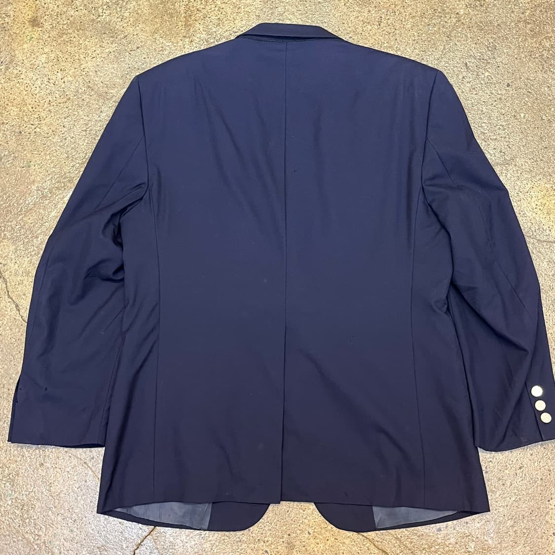 미국 빈티지 버버리 네이비 금장 블레이저 자켓 상품이미지6