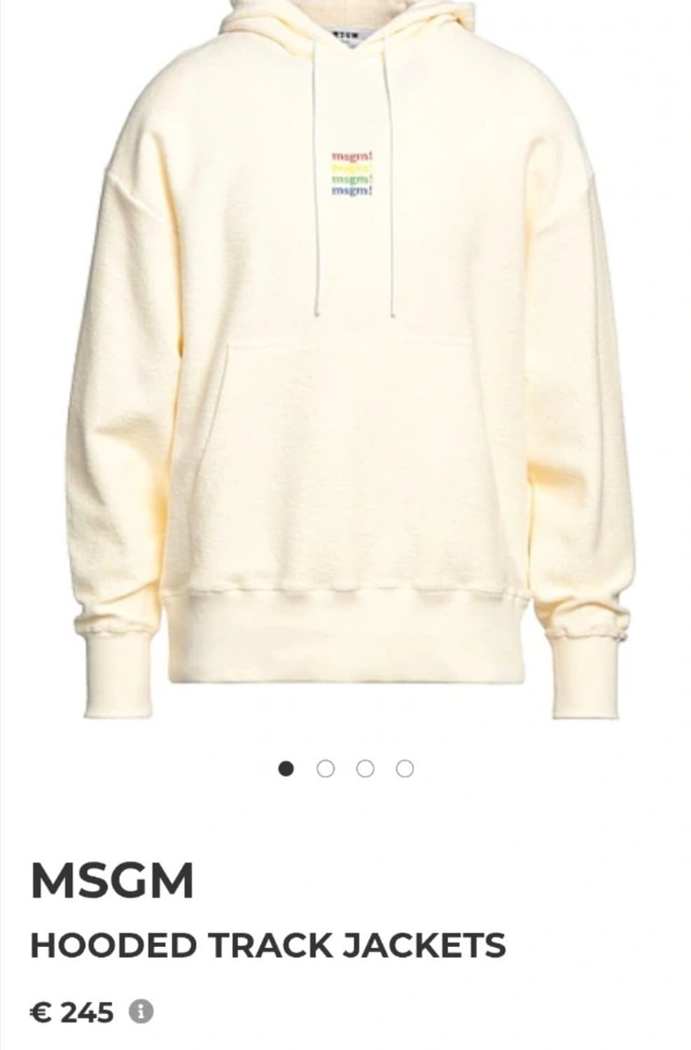 MSGM 남성 후드티셔츠 
 상품이미지10