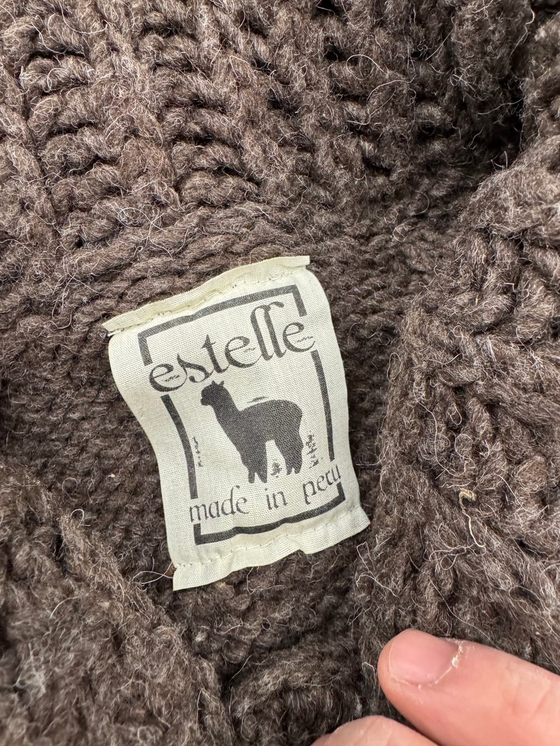 OS)ESTELLE 빈티지 여성 코위찬 상품이미지5