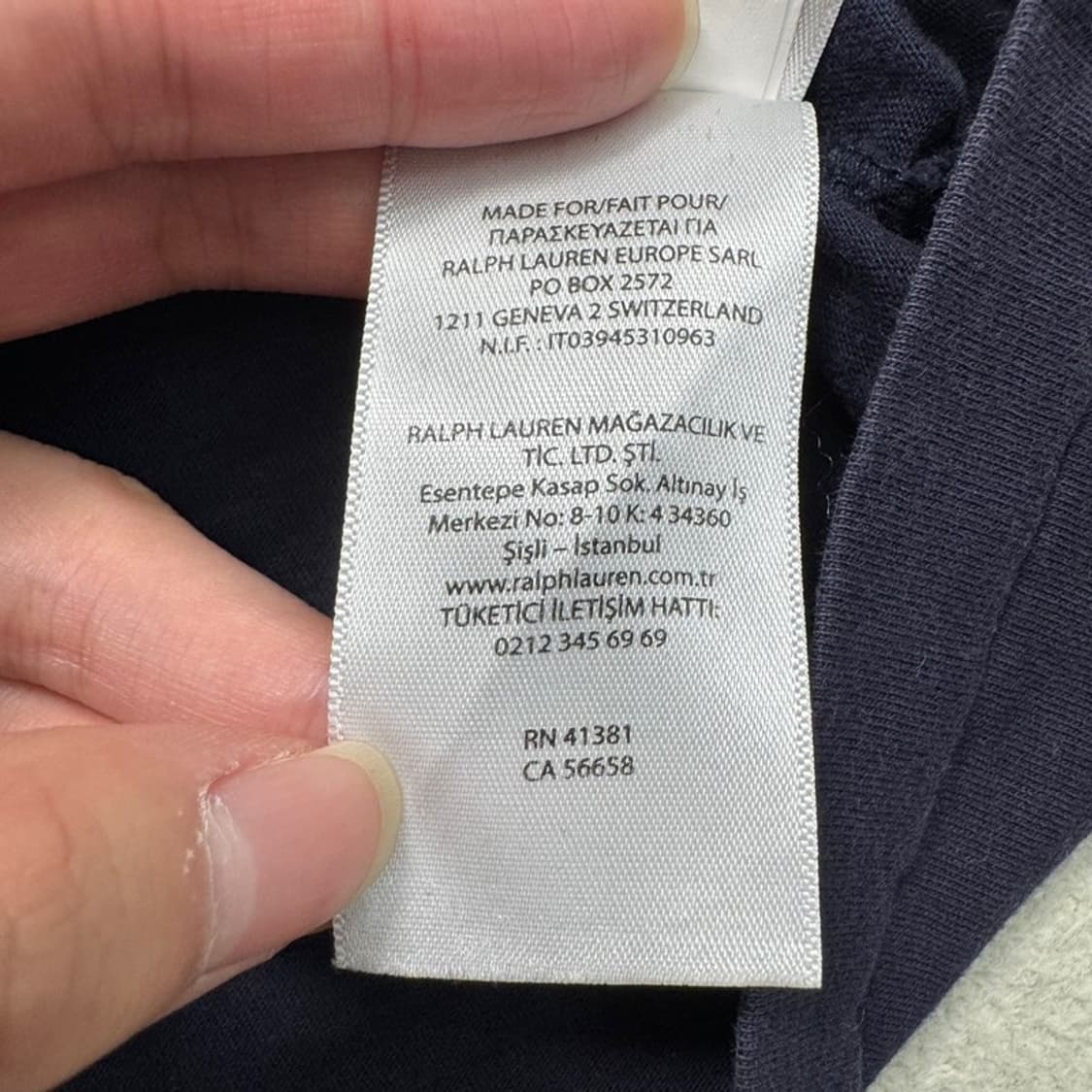 RALPH LAUREN 반팔 티 네이비 XL 상품이미지6