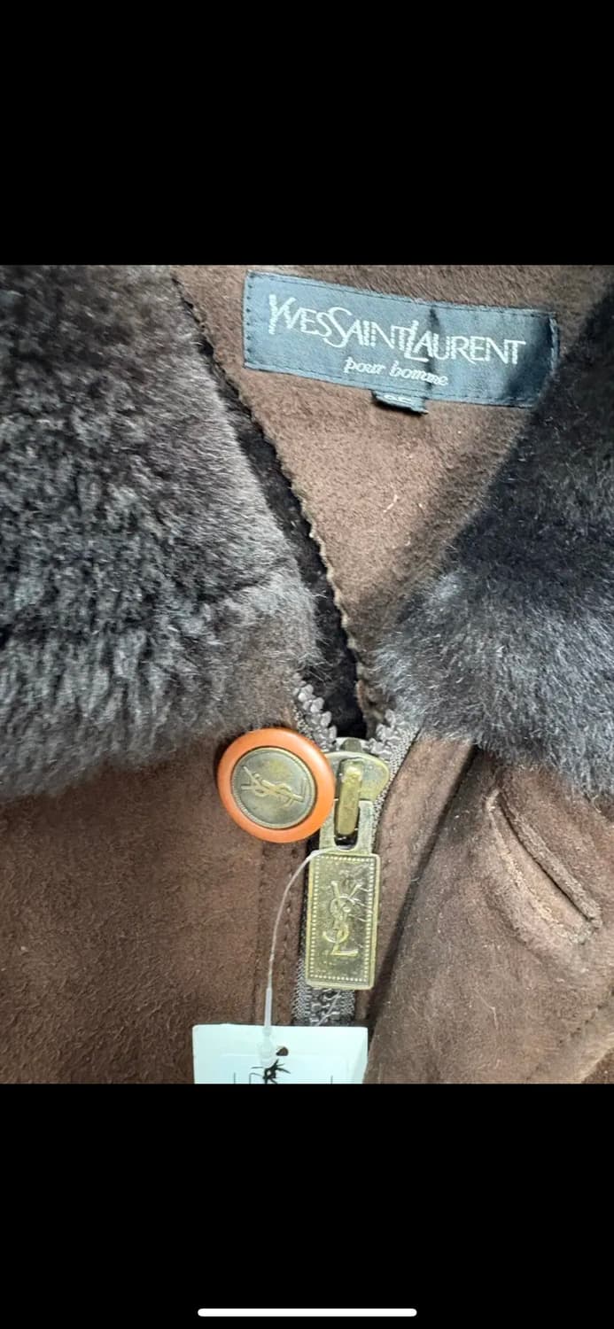 입생로랑 양가죽 스웨이드 무스탕 자켓 H1073 상품이미지3