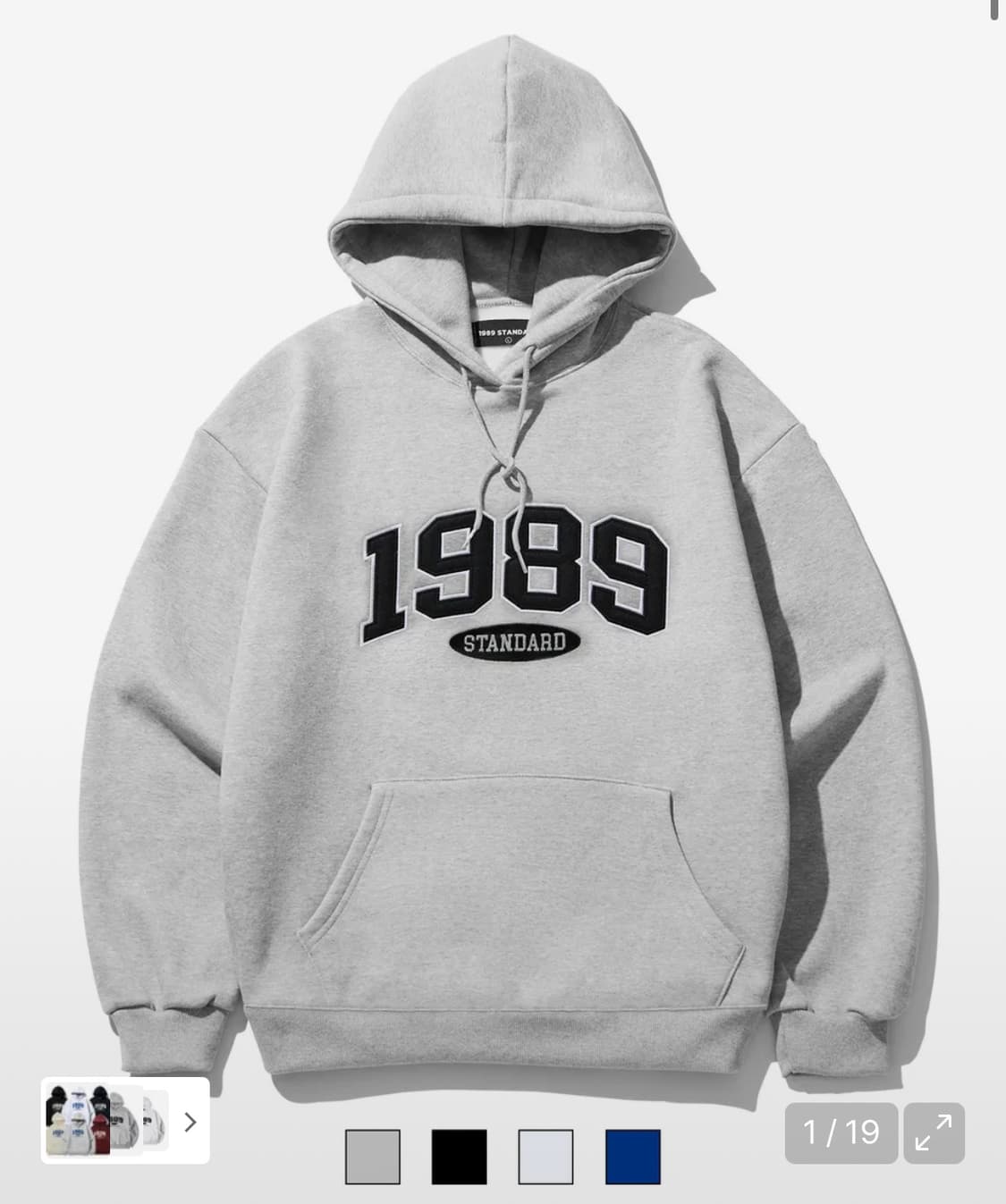 1989 스탠다드 후드티 상품이미지1