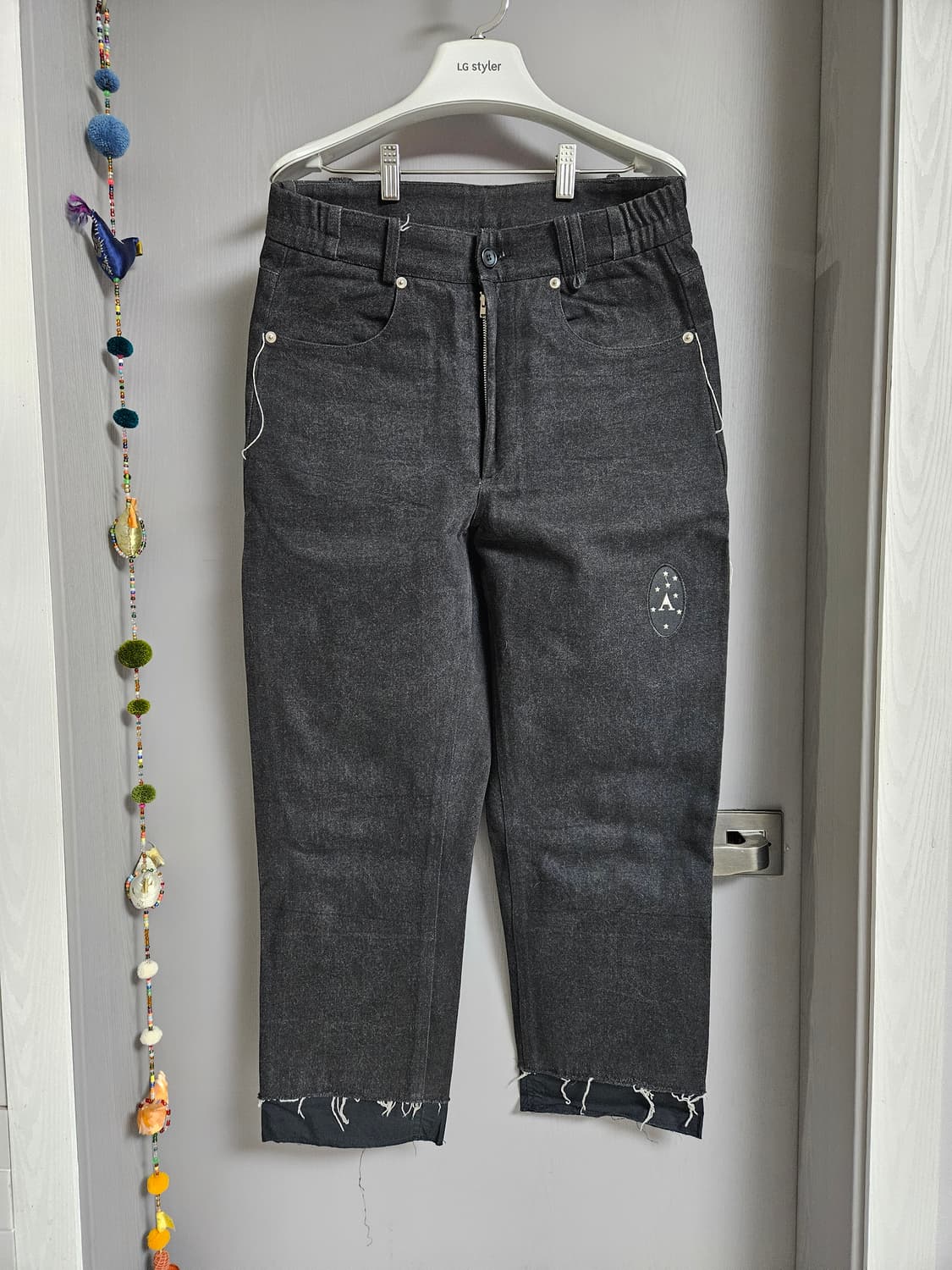 앨리스 로렌스 Alice Lawrance 하이브리드 블랙 데님 팬츠 상품이미지1