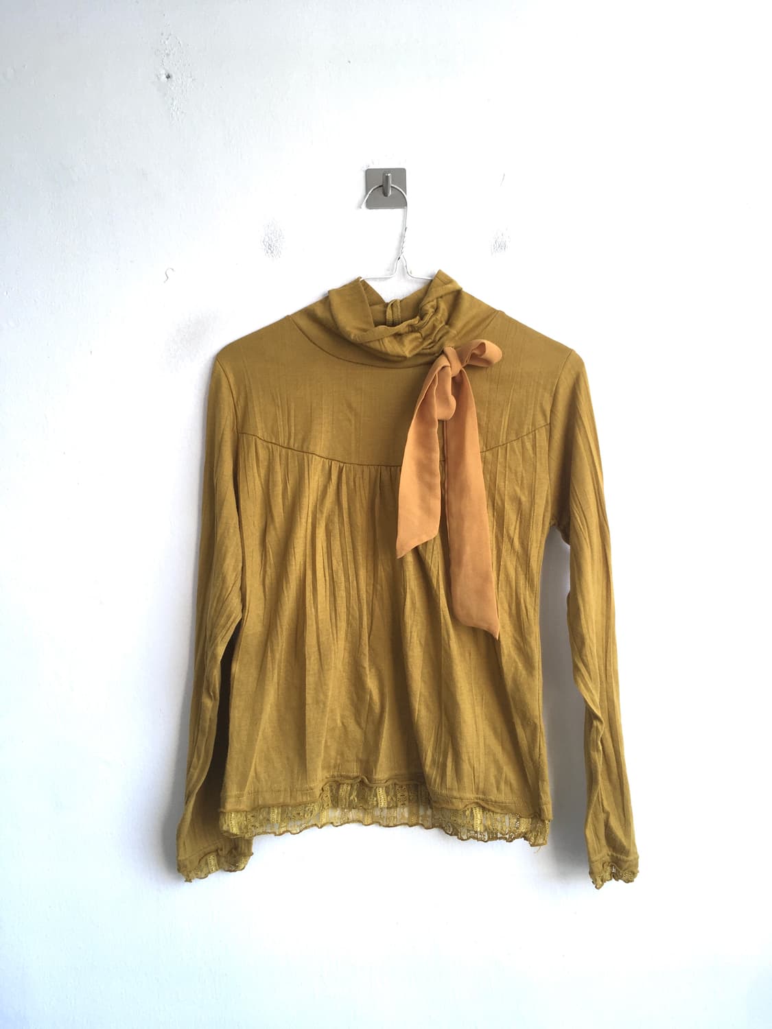 jpn vintage lace ribbon pullover t shirt 상품이미지4