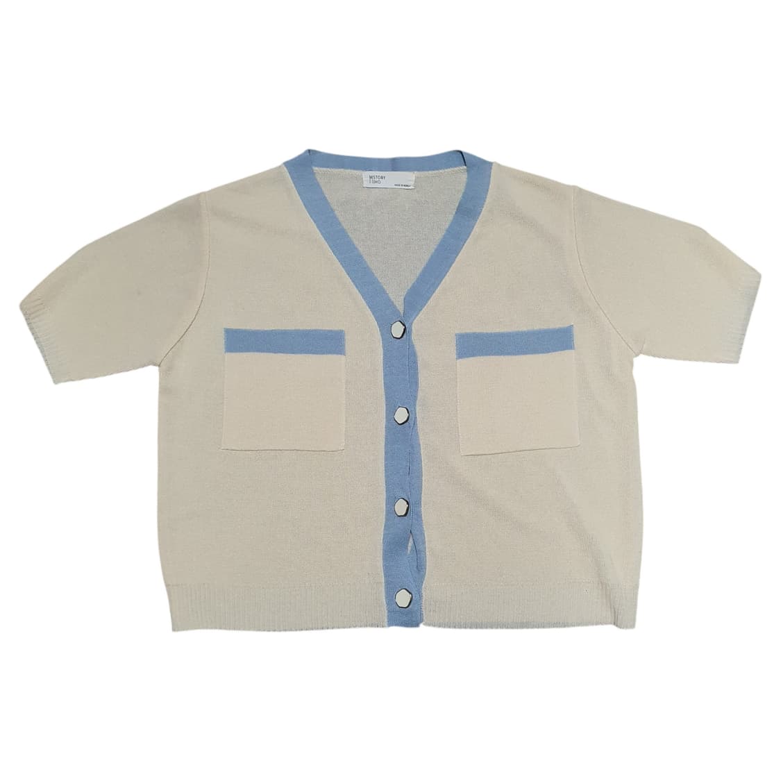 ✨ (바배) 엠스토리 반팔 가디건 상품이미지1