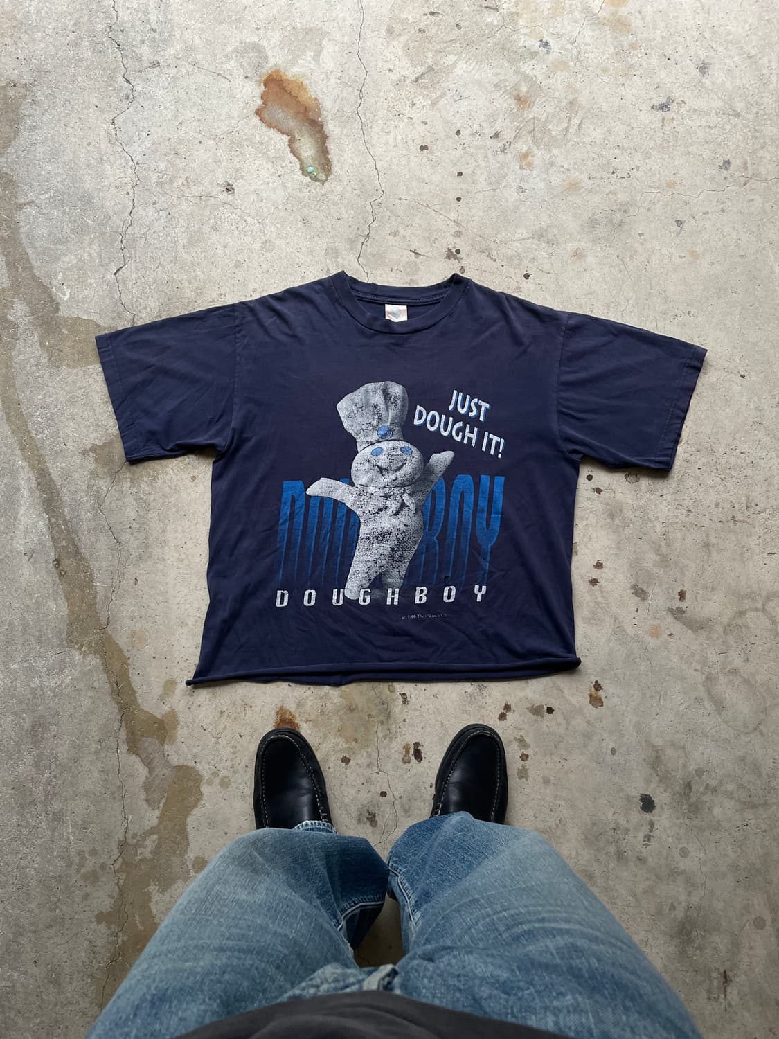 90s Dough boy promo distressed T-shirt 상품이미지2