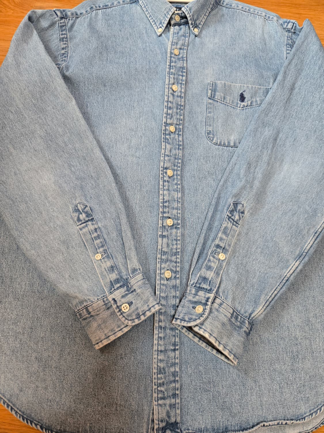 폴로 랄프로렌 데님 빅셔츠(XL사이즈) 상품이미지4