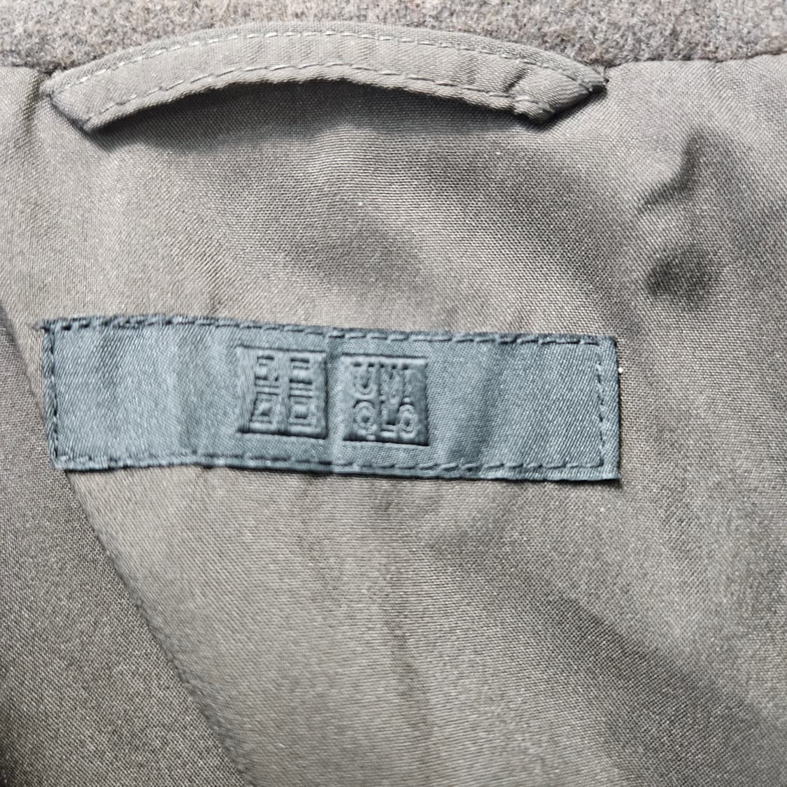 6-13 유니클로 울 혼방 오버셔츠 자켓 0309Y 상품이미지3