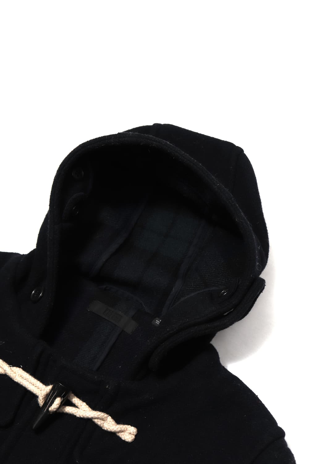 UNIQLO 다크 네이비 더플 떡볶이 코트 women L 상품이미지3