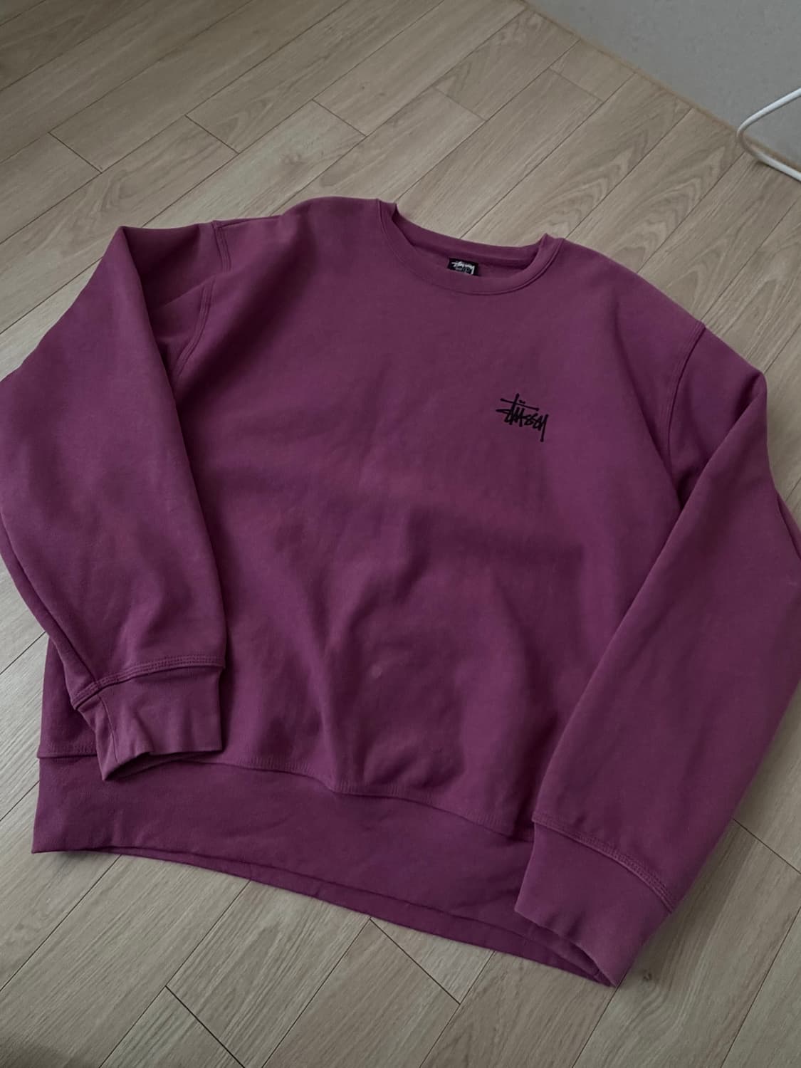 스투시 맨투맨 베리 L 상품이미지2