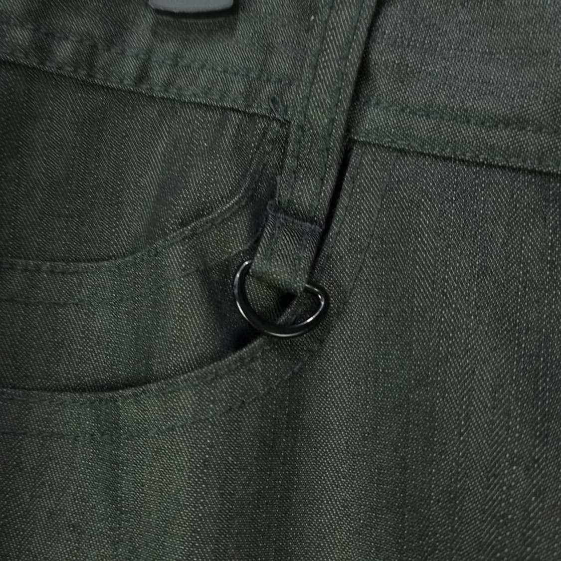 [JPN] 일본빈티지 코팅 코튼 스트라이프 팬츠 블랙 M16585 상품이미지6