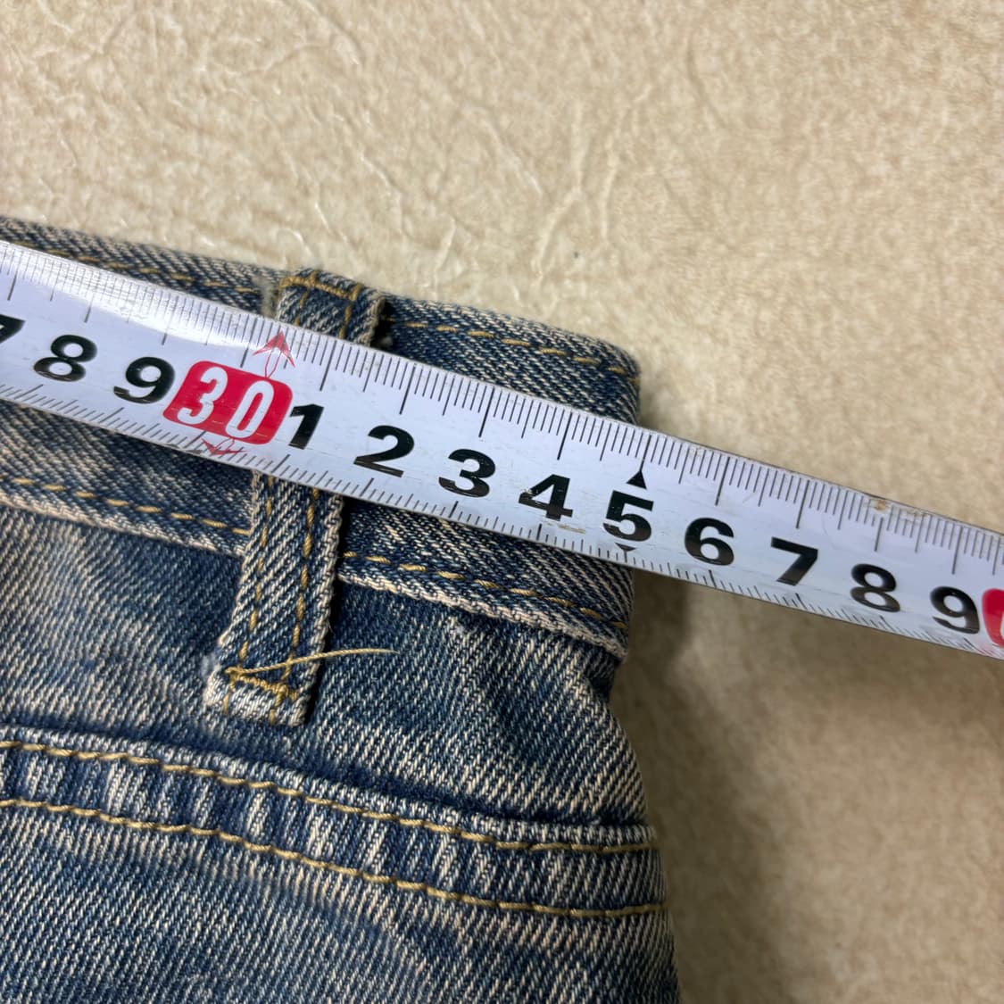 빈티지 워싱 와이드 데님 팬츠 상품이미지5