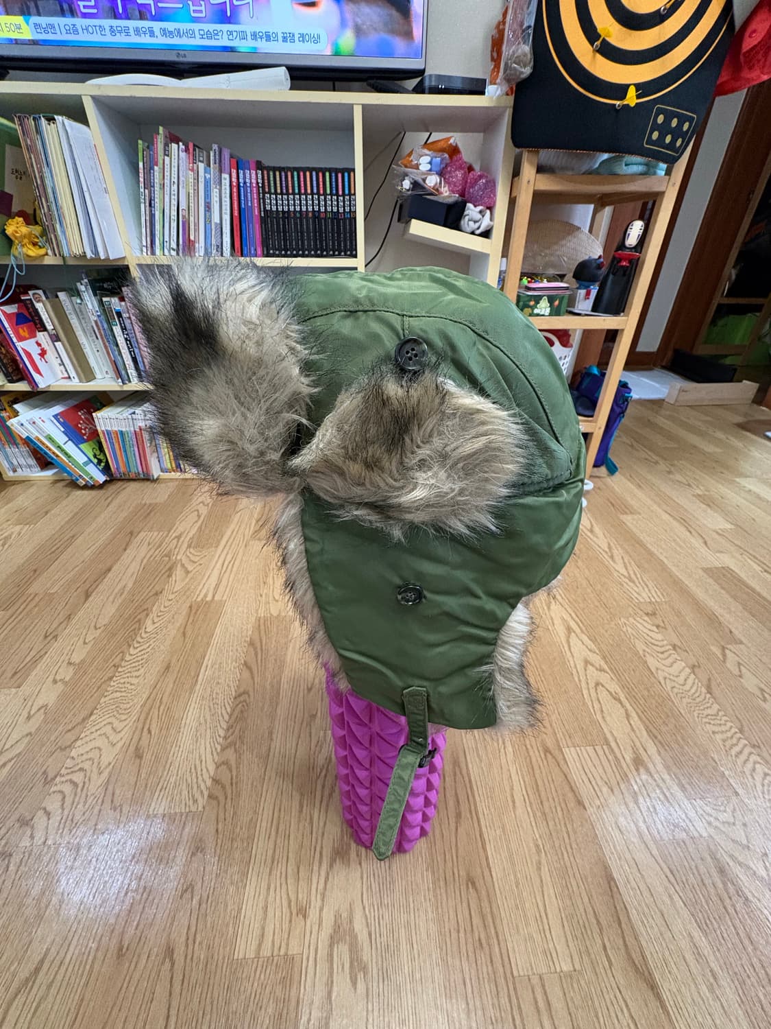 라쿤퍼 트루퍼햇 구형 아베크롬비 구피털모자 상품이미지2