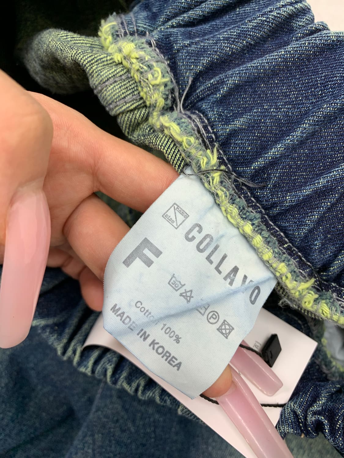 Collayo 데님 카고 팬츠 #608 상품이미지4