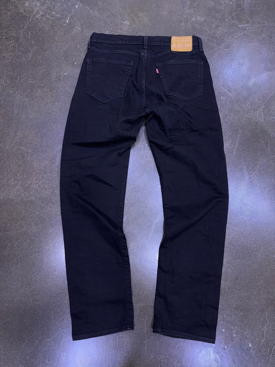 리바이스 505 레귤러핏 프리미엄 빅E 블랙 데님팬츠 34 상품이미지2