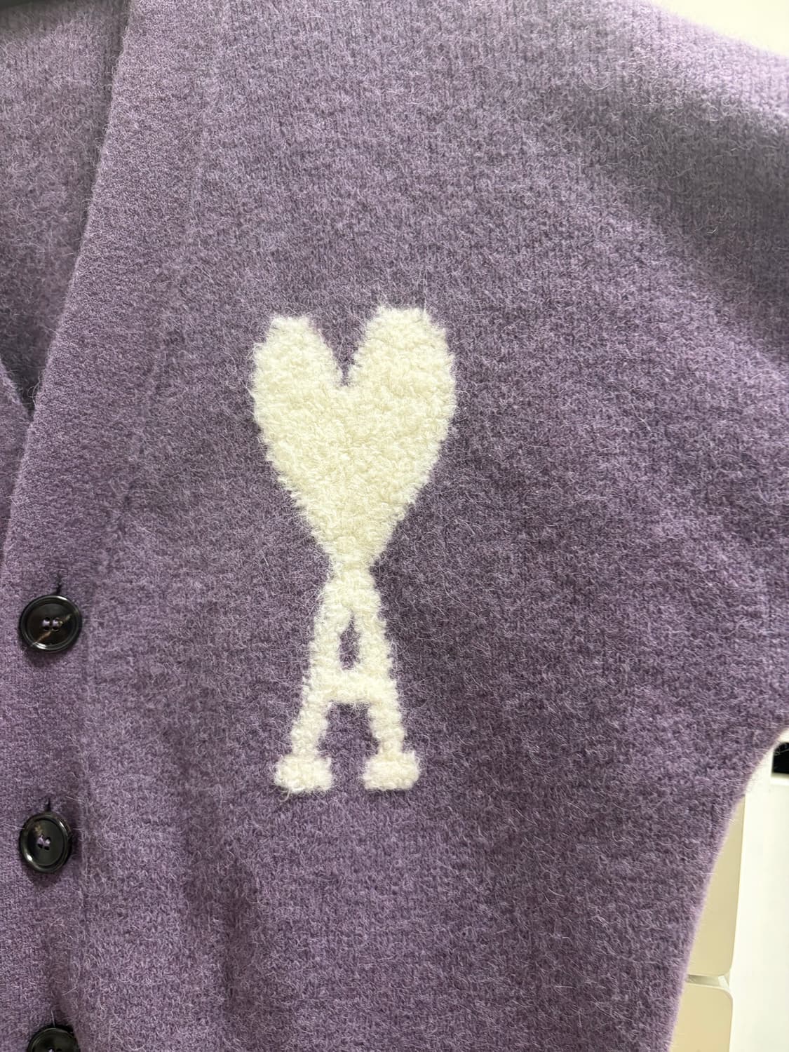 아미 알파카 가디건 상품이미지2